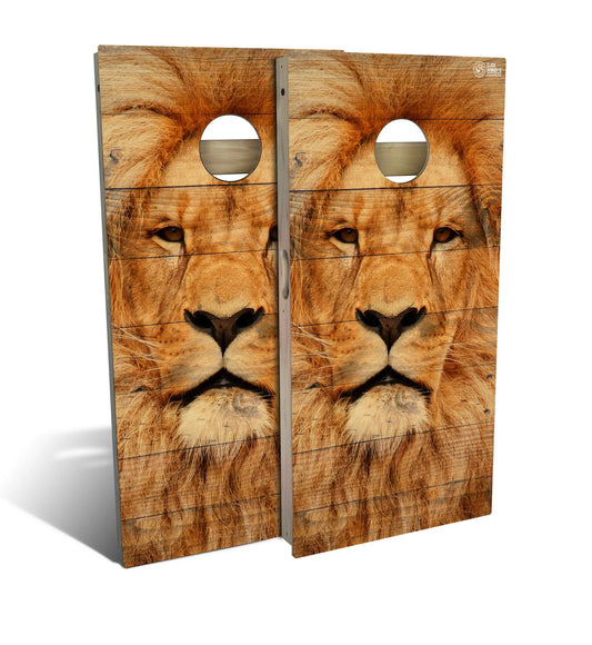 Leo Lion Cornhole Boards
