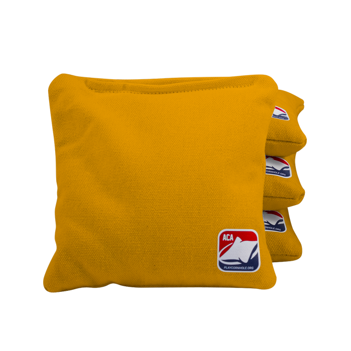 Yellow ACA Regulation Cornhole Bags