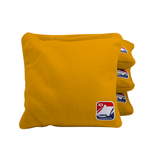 Yellow ACA Regulation Cornhole Bags